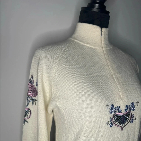 Vintage Cottage Core Obermeyer 1947 Signature Wool Blend Cardigan - Picture 10 of 14